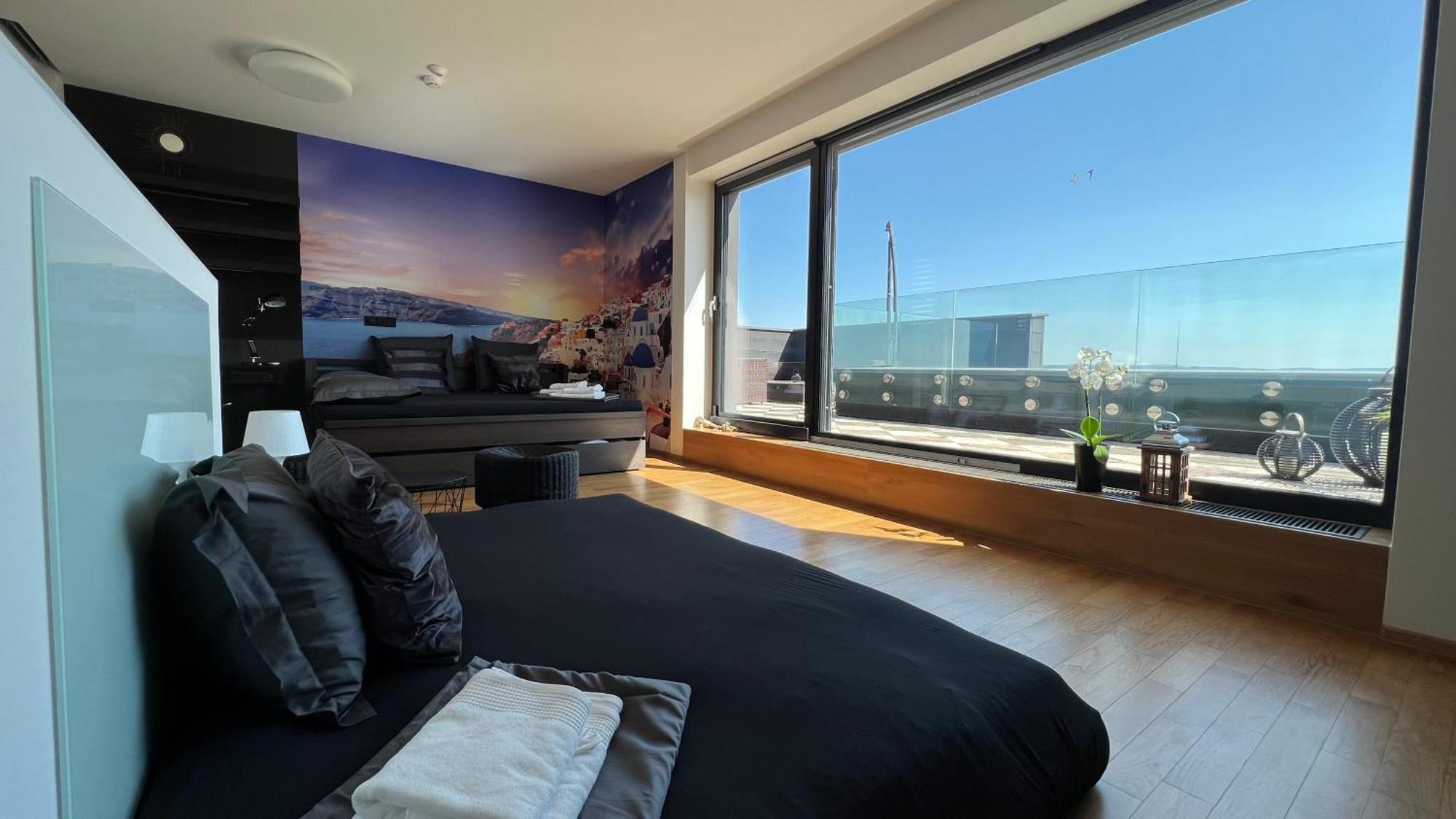 Apartman Se Saunou A Terasou S Vyhledem Na Brünn Exterior foto