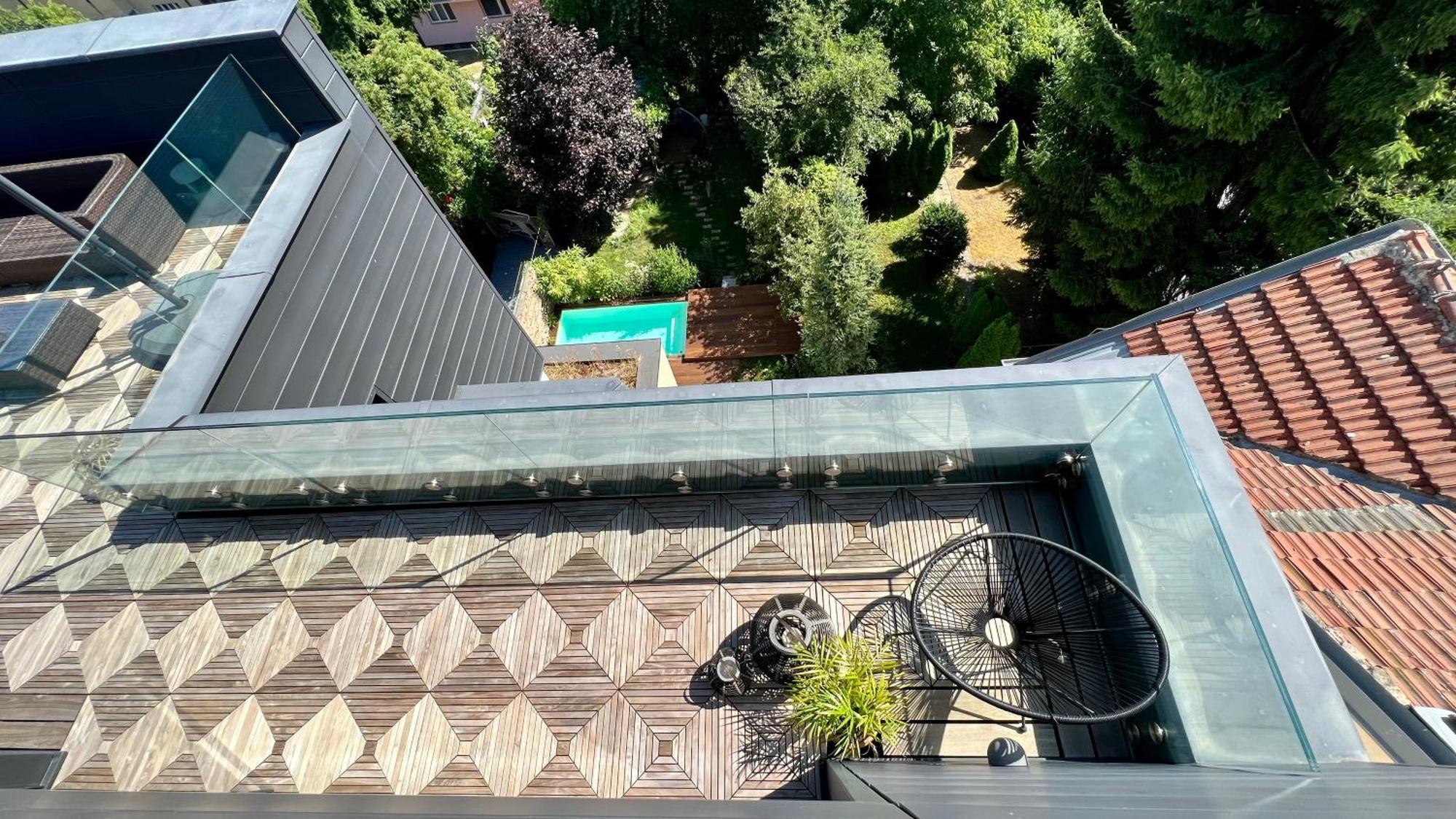 Apartman Se Saunou A Terasou S Vyhledem Na Brünn Exterior foto